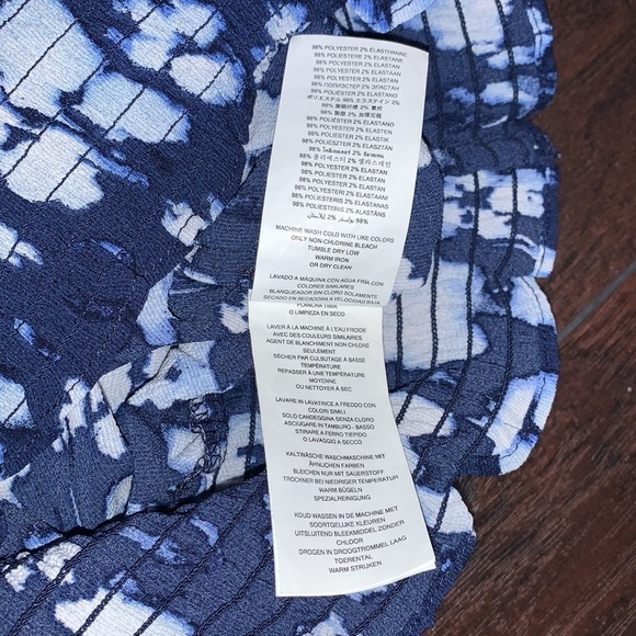 Micheal Micheal Kors Floral Print Blouse, sz Extra Large - Picture 7 of 12